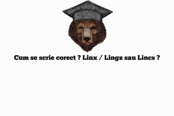 Cum se scrie corect ? Linx / Lingz sau Lincs ?