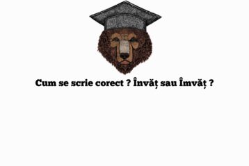 Cum se scrie corect ? Învăț sau Îmvăț ?